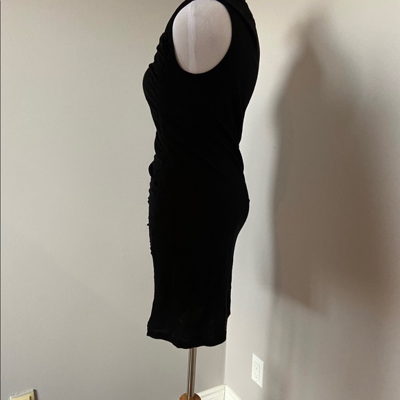 Massimo Dutti Silk Blend Asymmetrical Knit Dress - Picture 2 of 7